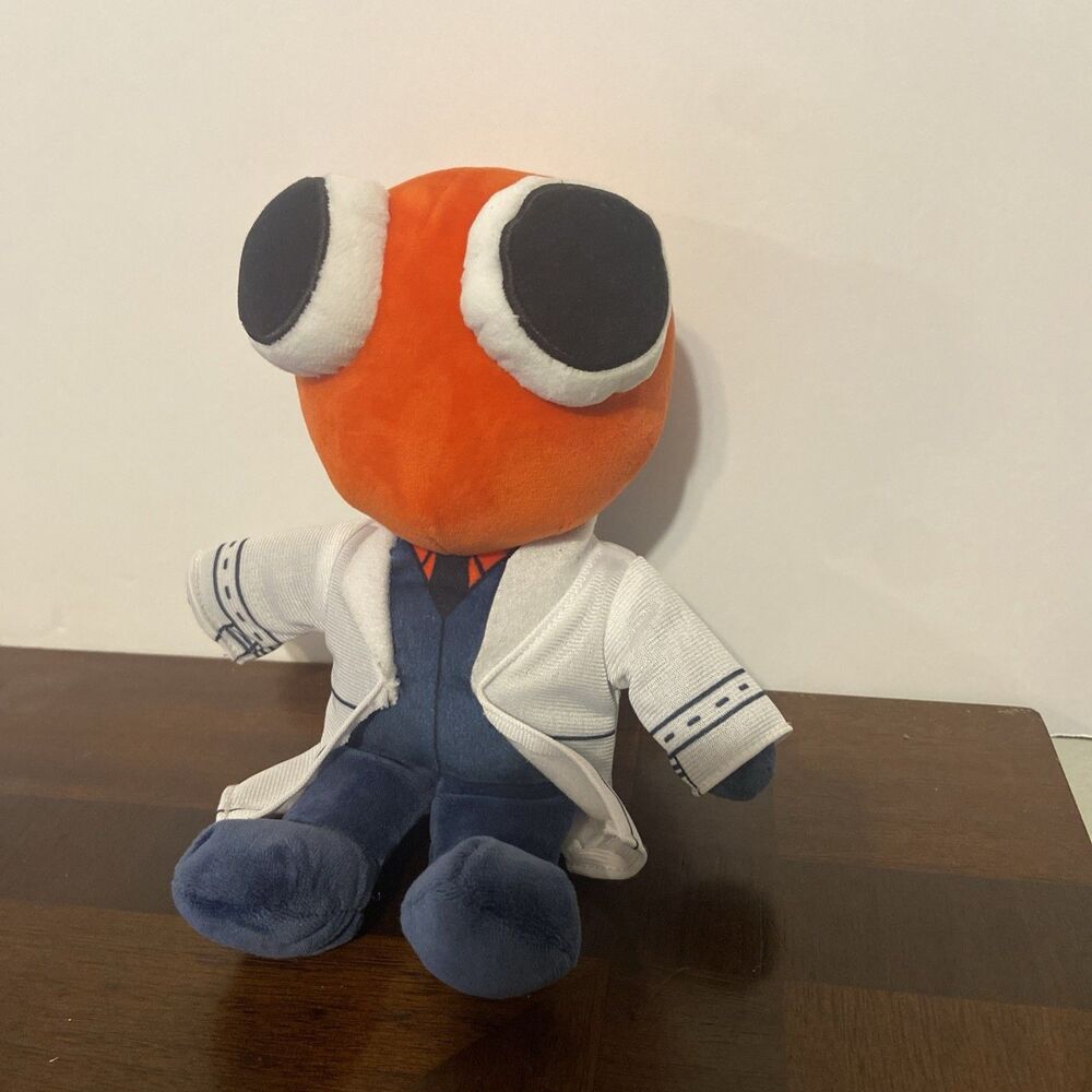 Rainbow Friends 8" Collectable Plush RED SCIENTIST Phat Mojo
